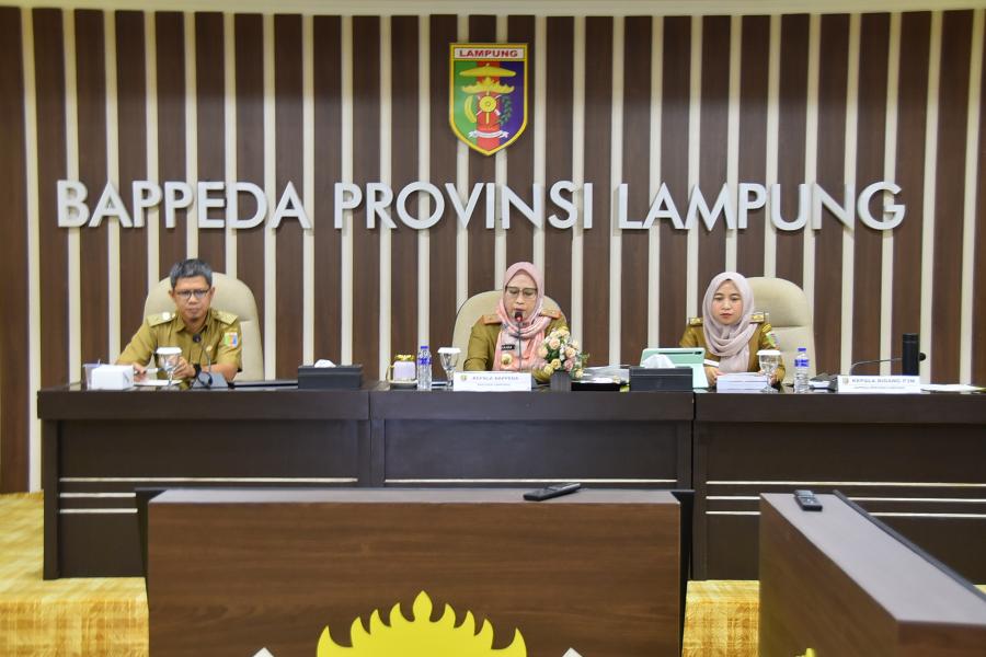 Rakor Tim Koordinasi Penanggulangan Kemiskinan Provinsi Lampung Tahun 2024