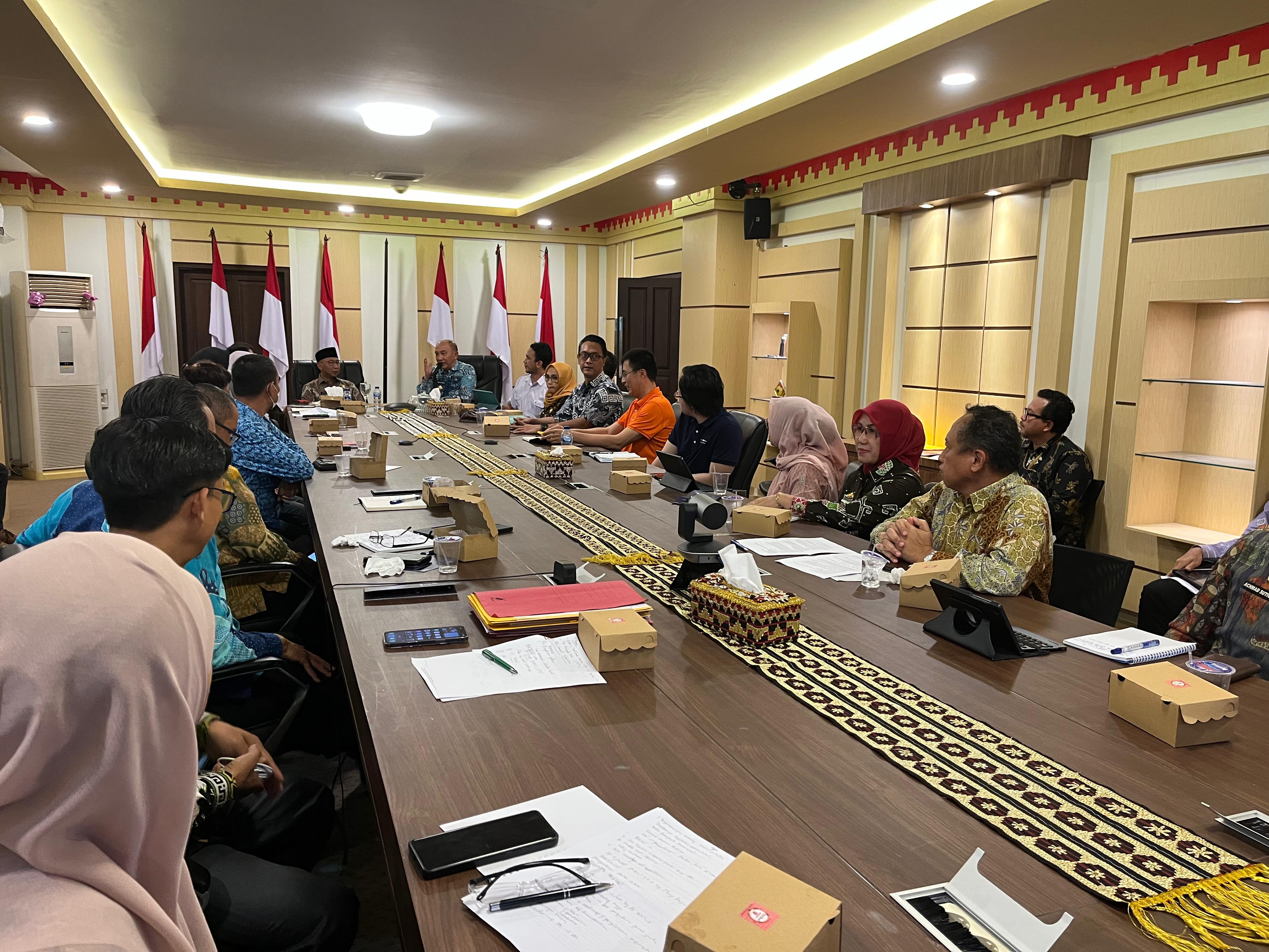 Bappeda Provinsi Lampung Tindak Lanjuti LOI Kerja Sama Satelit Internasional dengan Pemerintah Tiongkok