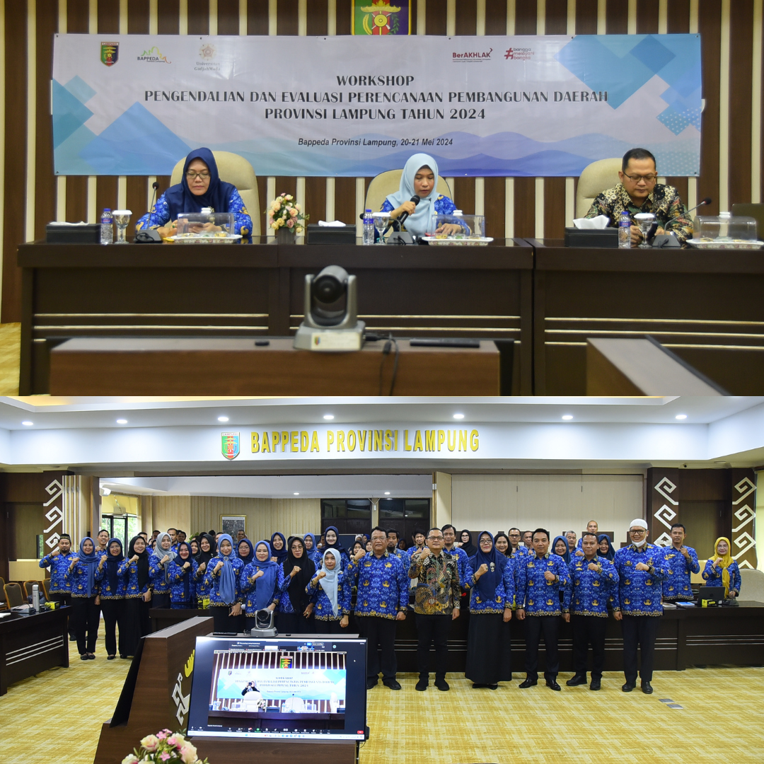Workshop Pengendalian dan Evaluasi Perencanaan Pembangunan Daerah Provinsi Lampung Tahun 2024