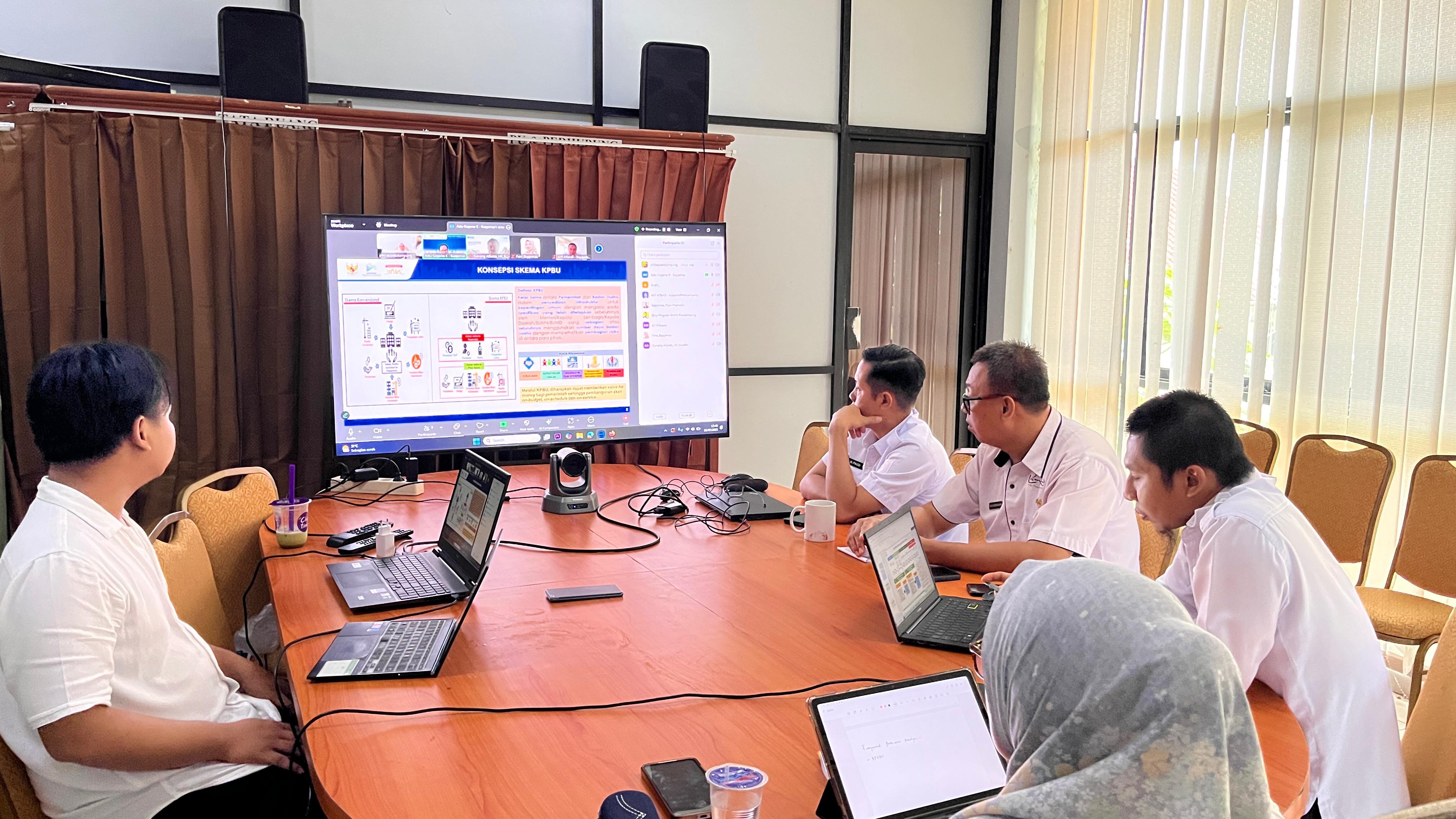 Bappeda Konsultasikan KPBU bersama Bappenas RI