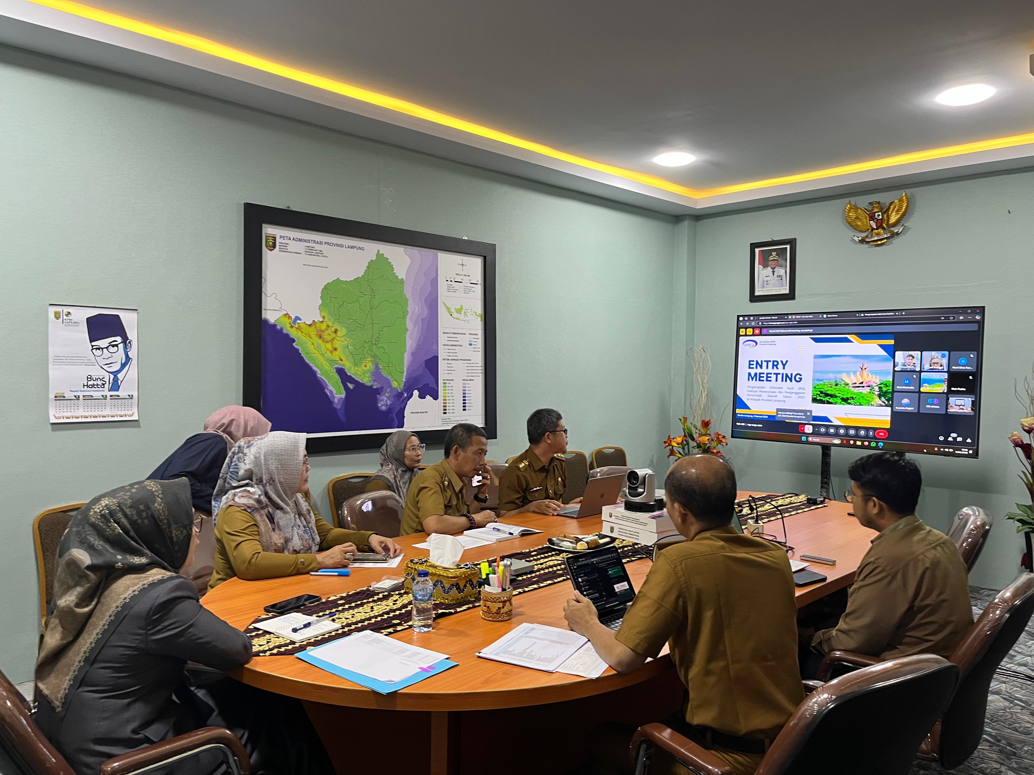 Asersi dan Diskusi Kelompok Terpumpun (FGD) Pengumpulan Informasi Awal (PIA) Evaluasi Perencanaan dan Penganggaran Pemerintah Daerah di Wilayah Provinsi Lampung Tahun 2025